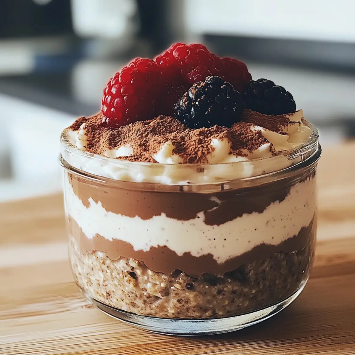 Tiramisu Overnight Haferflocken für einen genussvollen Morgen